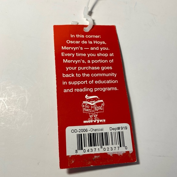 Vintage Oscar De La Hoya Beanie Hat Knit Stocking Grey Black Golden Boy Boxing - Picture 3 of 7